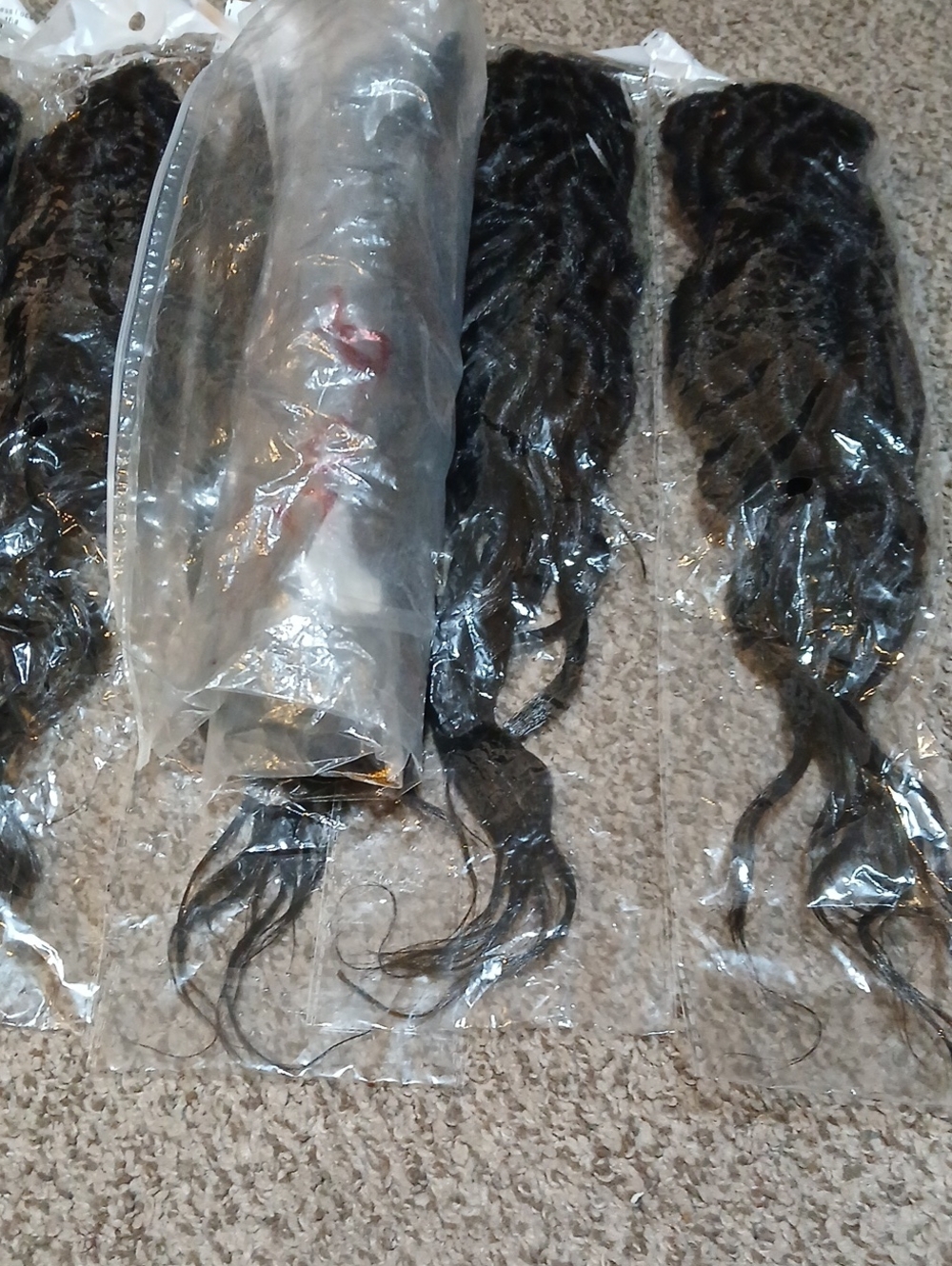 Goddess Locs Black Synthetic Braiding Hair Extensions - Multi-Pack 12" 1B#